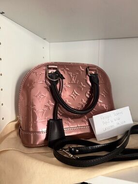 Louis Vuitton Alma BB Rose Cuivre Vernis